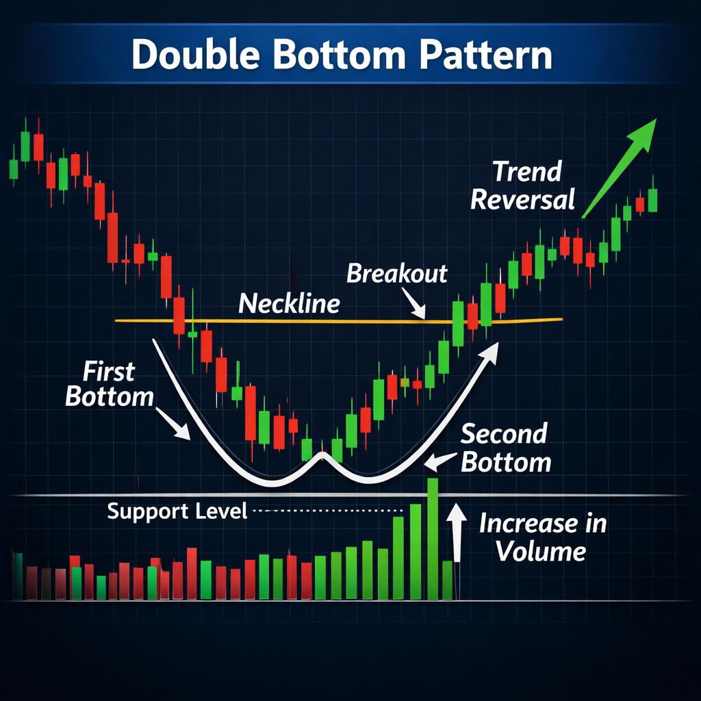 Double Bottom chart pattern
